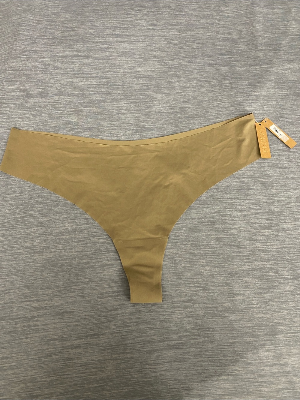 3/$30 SKIMS Seamless Thong Panty in Tan